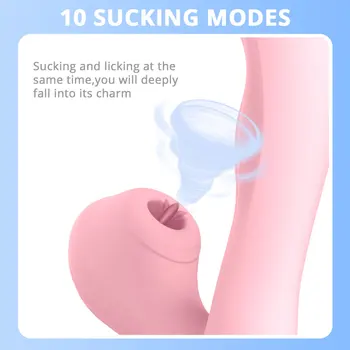 Vibrator 3 in 1 Sex Toys for Womans Heating Vibrators Women Sex Machine Dildos Female Toys Adult G-Spot Stimulator Clit Sucker 4