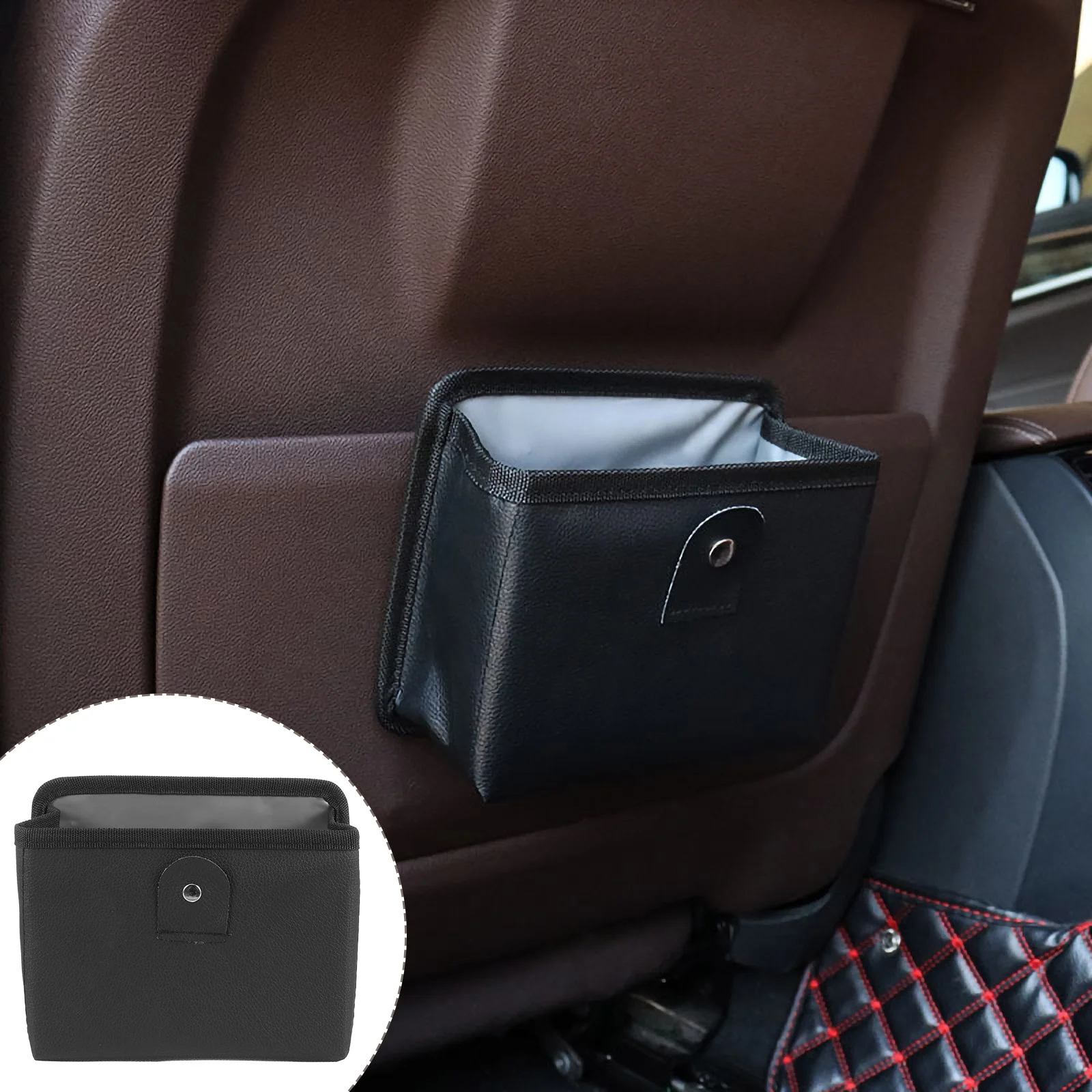 

Car Trash Can Garbage Holder Automotive Trash Can For Car Door