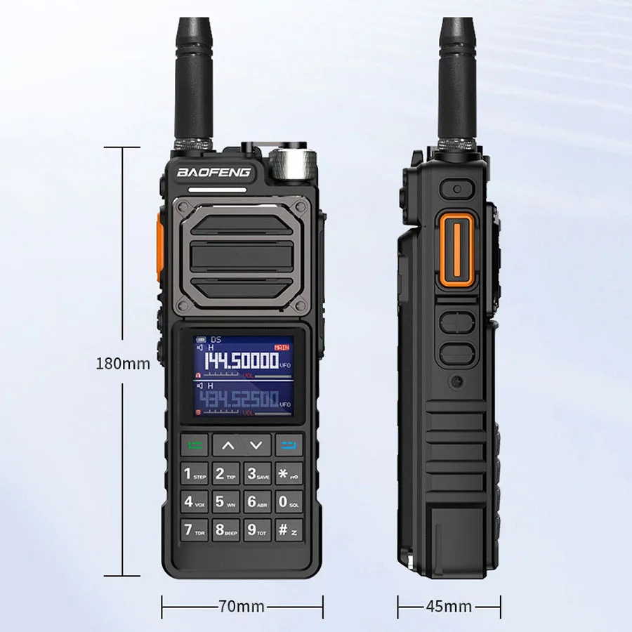 BAOFENG UV-25L Walkie Talkie High Power 50KM 136-520MHz Outdoor Portable Two Way Radios 999 Channels 2023 New Arrival Interphone 3