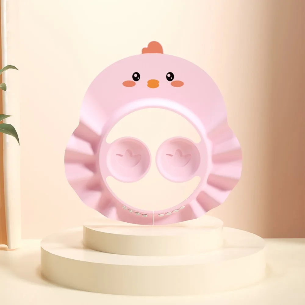 Baby Shower Soft Cap Adjustable Hair Wash Hat for Kids Ear Protection Shampoo Bathing Hair Wash Hat Shampoo Shower Cap