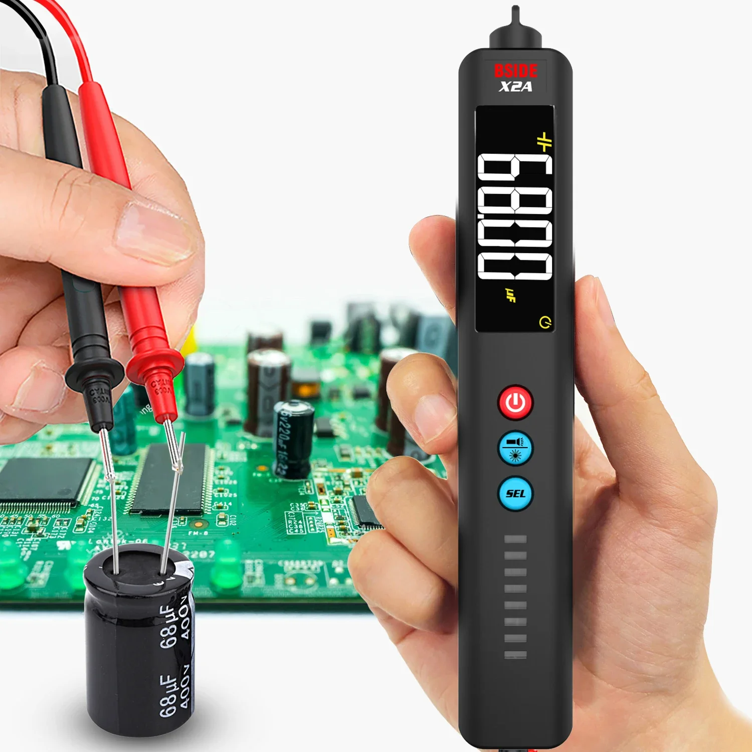digital multimeter multimeter tester BSIDE laser indication