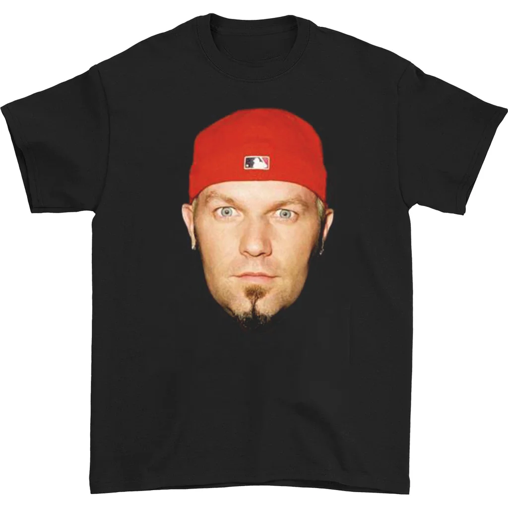 T-Shirt Fred Durst Lap Bizkit Head Nera Unisex Tutte Le Taglie S-5Xl 3 F666