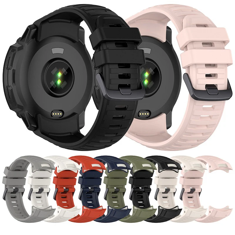 Premium Silicone Strap Replacement for Smartwatch - Elegant and Durable Wristband
