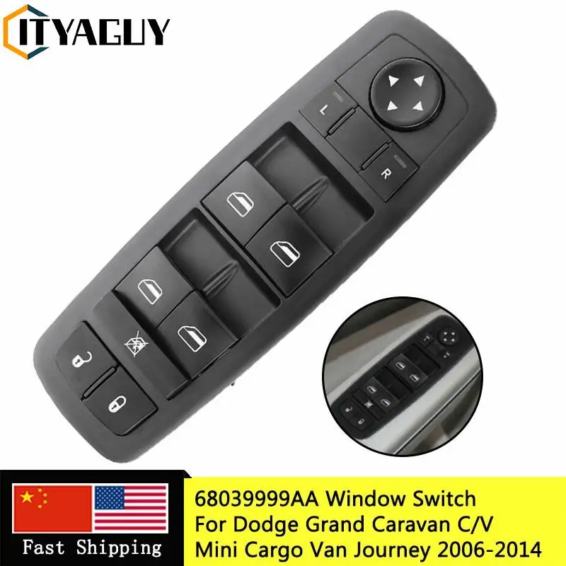 68039999ab Car Electric Power Window Switch For Dodge Grand Caravan C/v