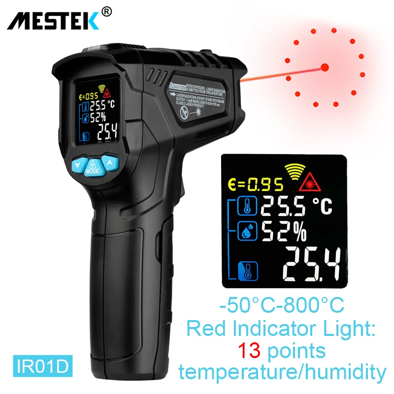 sound meter Infrared Thermometer Temperature Meter Pyrometer Hygrometer Color Screen Home Digital Thermometer Thermal Imager Weather Station portable oscilloscope Measurement & Analysis Tools