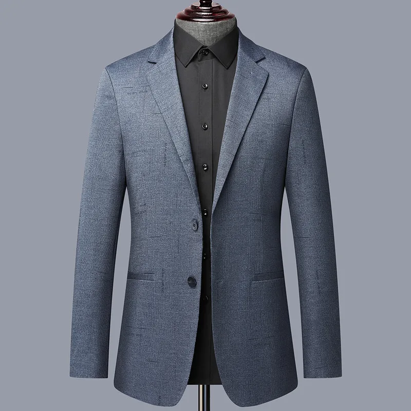 

Boutique Men's Fashion Business Plus-size Casual Gentleman Korean Verson of Everything British Style Wedding Elegant Host Blazer