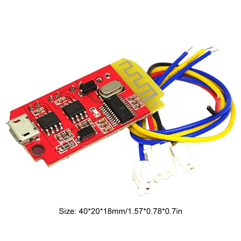 CT14 Micro 4.2 Audio Amplifier Board 5VF 5W+5W Bluetooth-Compatible Audio Amplify Board DC 3.7-5V for Refitting Idle Sound Box