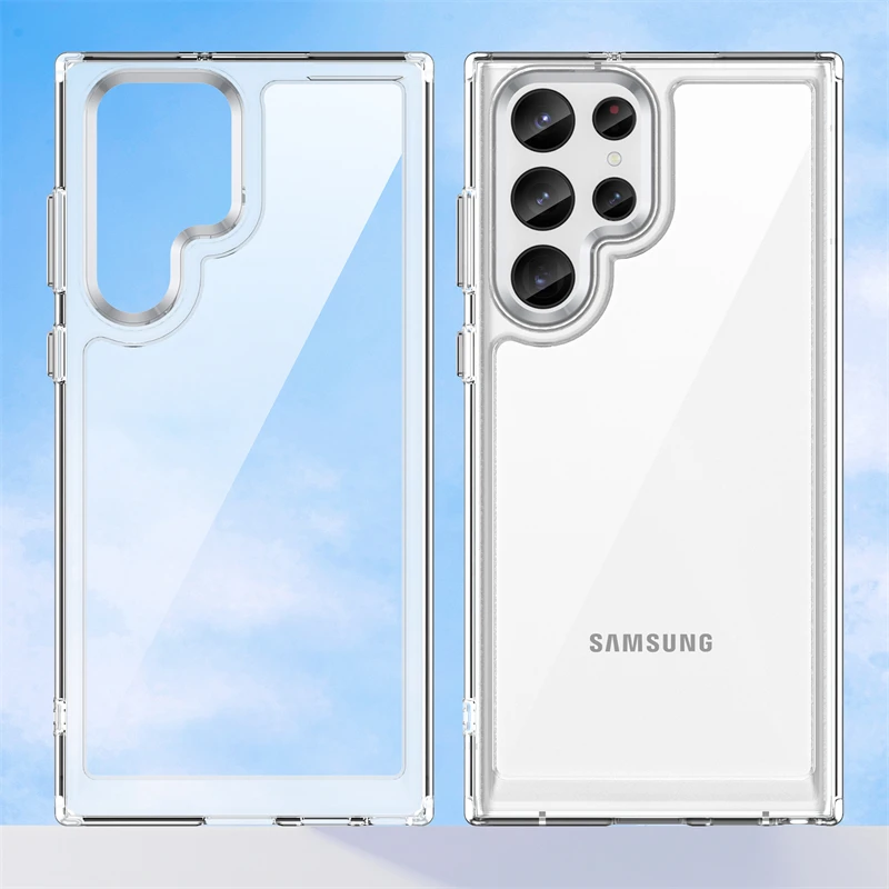 Clear Shockproof Silicone TPU Protector Case