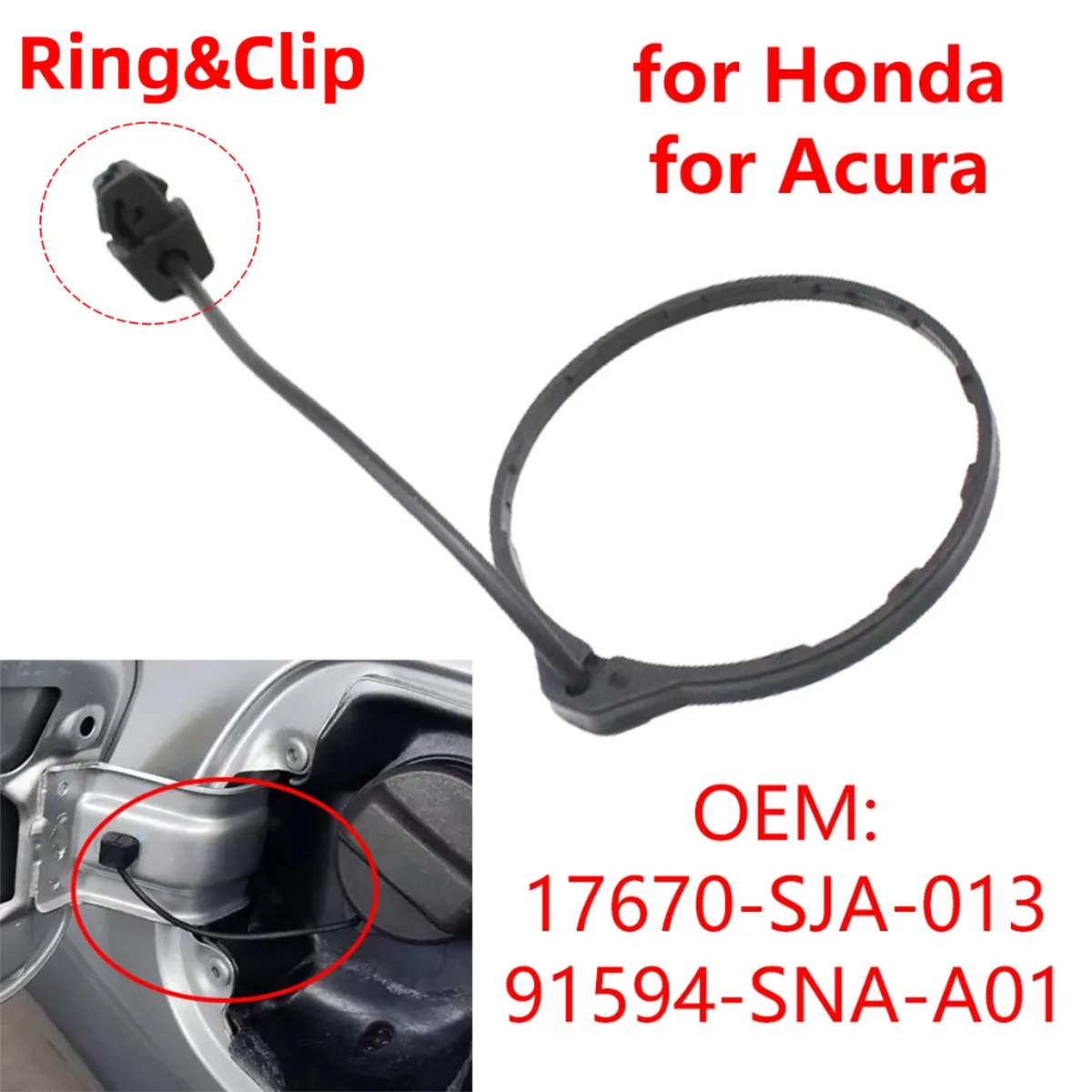 Car Petrol Diesel Oil Fuel Cap Tank Cover Line with Clip 91594SNAA01 17670SJA013 For Honda Civic CRV Accord Jazz City Odysse fuel tank cover fuel cap fuel tank cap