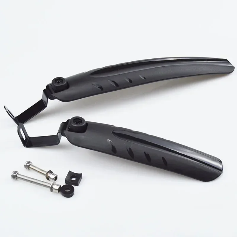 1 Set Folding Bike Mudguard 12 14 16 20 Inch Mountain Bike Fender Front And Rear Mud Guard Widen Lengthen Folding Bicycle Parts Bicycle Fender