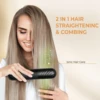 Wireless Comb Hot Selling USB Rechargeable Wireless Electric Iron Light Weight Hair Straighten Brush Hair Straightening Curling 1