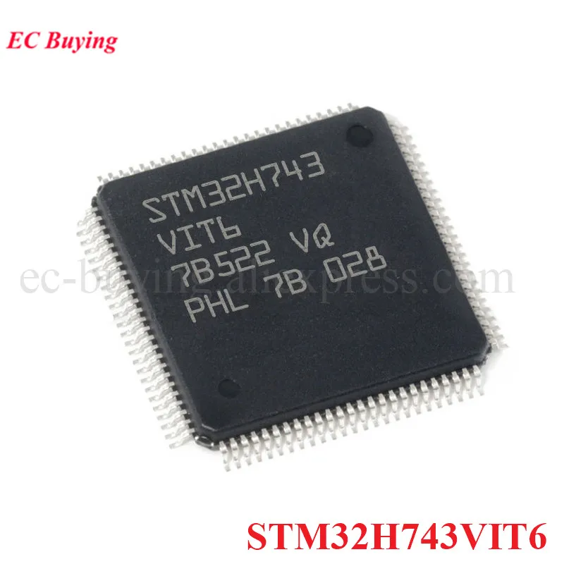 Stm32h750vbt6 stm32h743vit6 stm32 stm32h stm32h7 kerns ystem entwicklungs platine modul chip m7 tft spi schnitts telle mit usb kabel