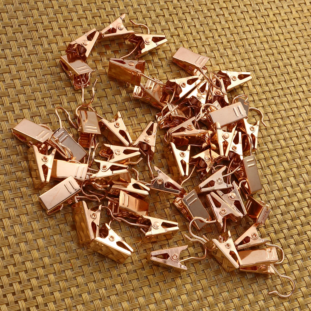 

Metal Curtain Clips With Hook Durable Window Treatment Curtain Rod Drapery Ring Curtain Hook Clip Curtain Accessories