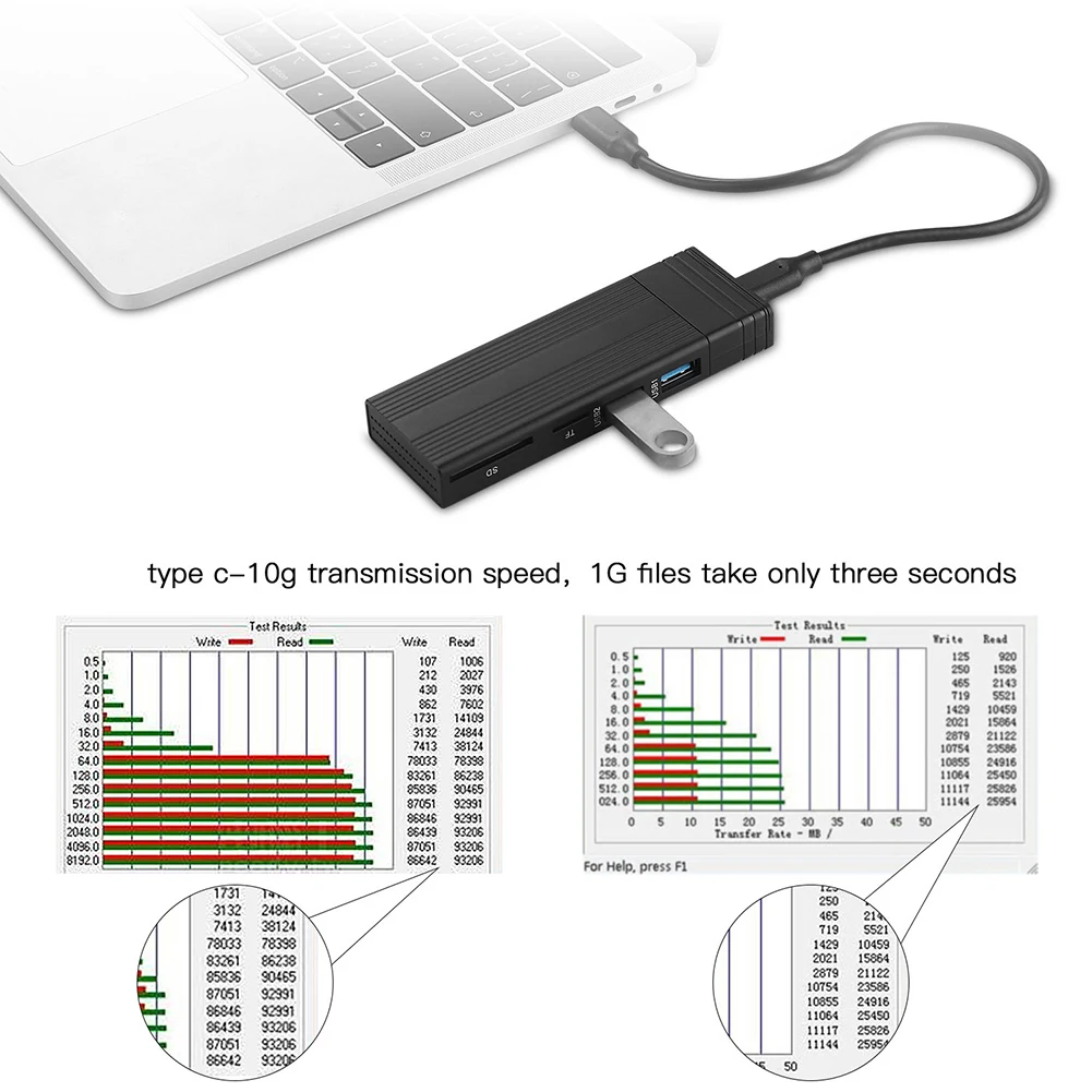 PCIe M.2  HDD ̽, USB 3.2 Gen 2 NVMe/SATA ϵ ̺ Ŭ, ũž ƮϿ 2230 2242 2260 2280 SSD ȣȯ 