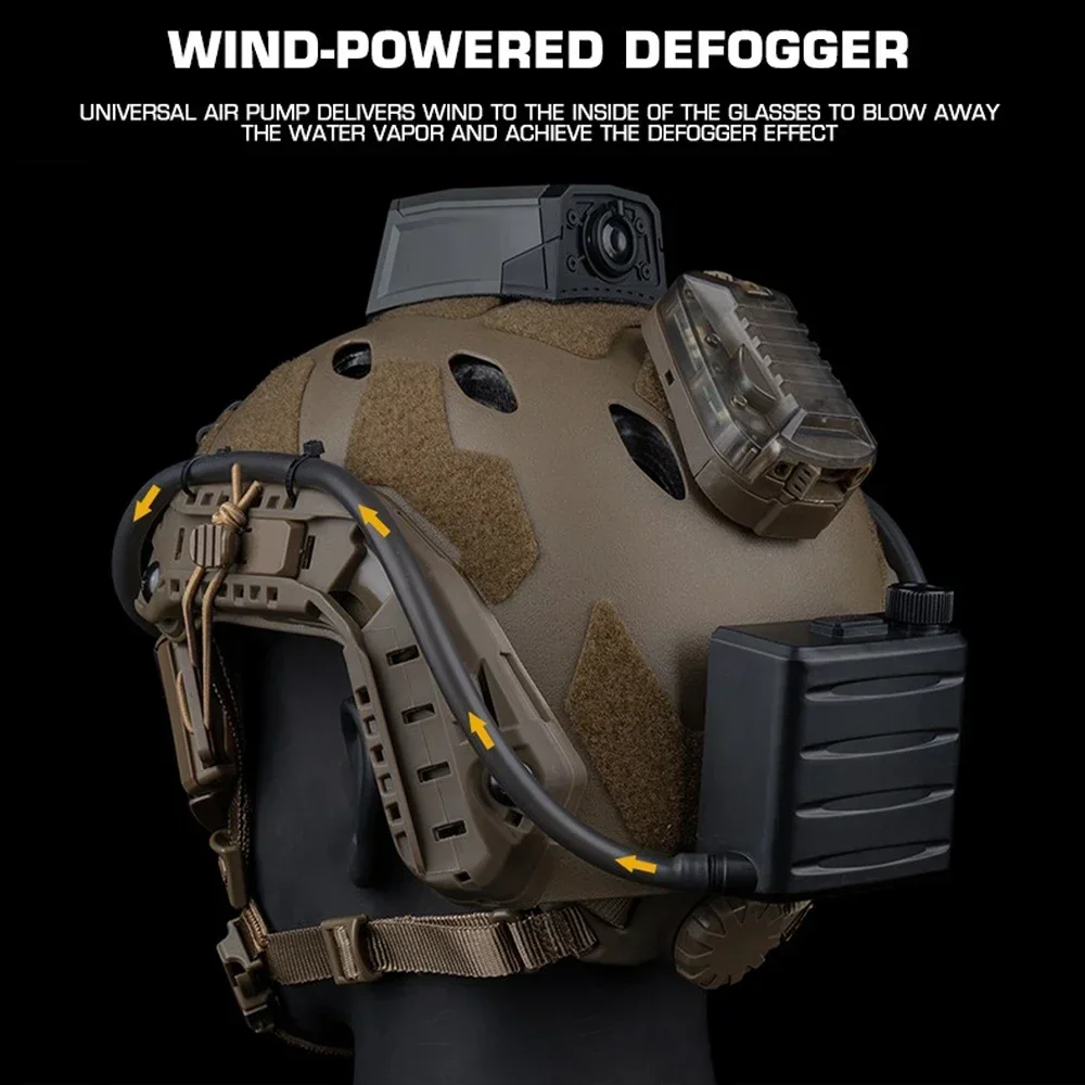 Tactical Goggles Defogging Fan Kit tactical goggles defogging kit