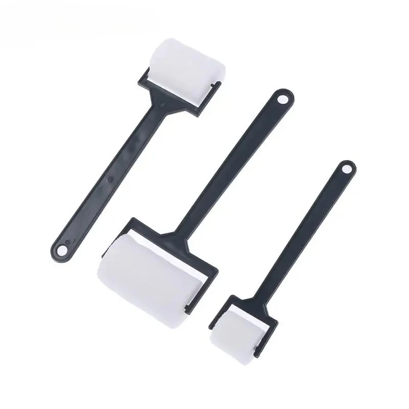 3 개/대 폼 화이트 스폰지 브러쉬 페인팅 롤러 브러쉬 어린이 공예 도구 드로잉 장난감 DIY 아트 프로젝트를위한 페인팅 용품