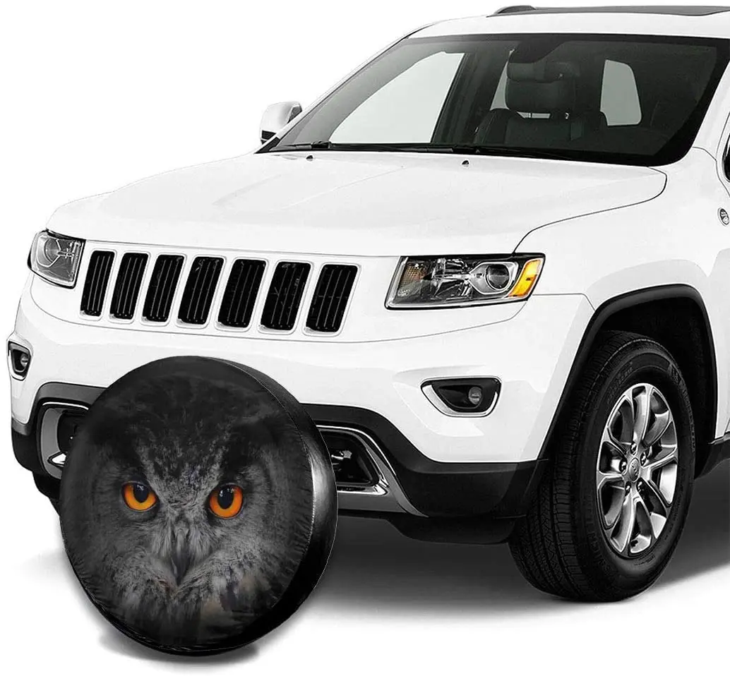 Foruidea Owl Spare Tire Cover Waterproof Dust-Proof UV Sun Wheel Tire Cover  Fit for Jeep,Trailer, RV, SUV and Many Vehicle (14, AliExpress