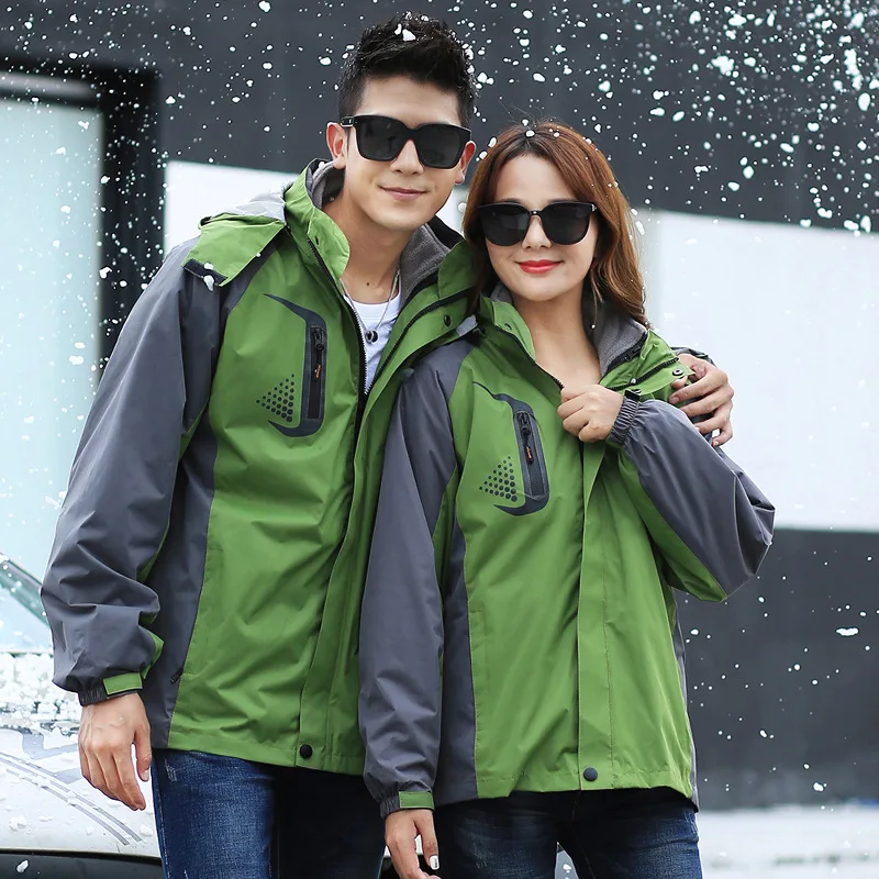 Embroidery Women Men Winter Skiing Coat Keep Warm Outdoor Sports Snowboard Clothing Windproof Thicken Thermal Skating Jackets