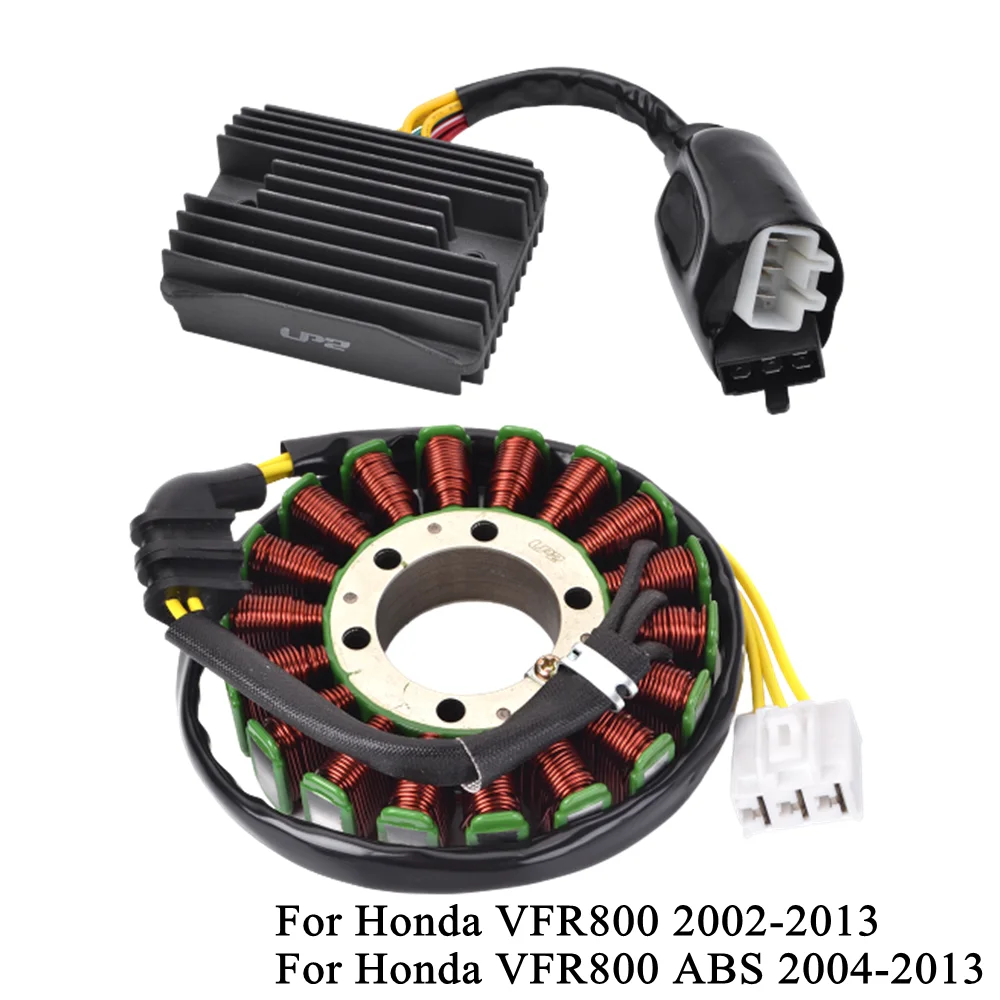 For Honda VFR800 2002-2013 Voltage Regulator Rectifier + Stator Coil VFR 800 VFR-800 Engine Magneto