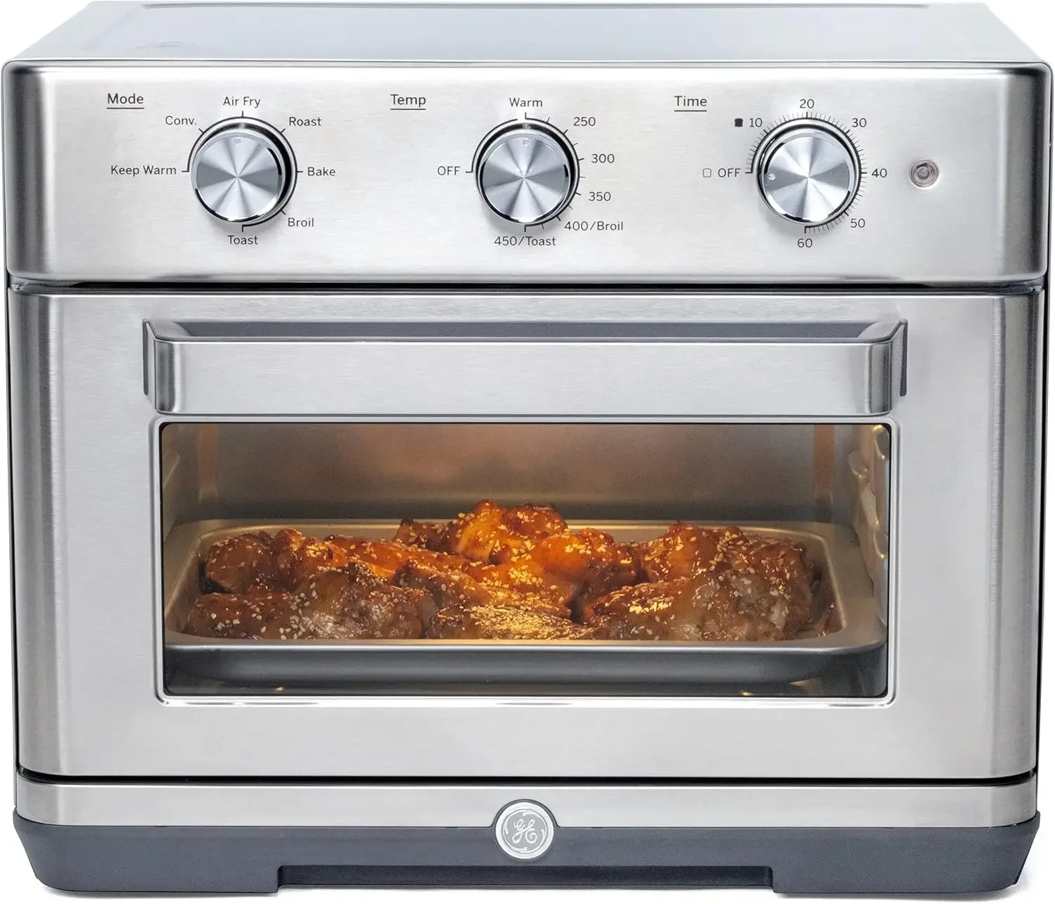 Mechanical Air Fryer Toaster Oven + Accessory Set Convection Toaster with 7 Cook Modes Large Capacity Oven-Fits 12"