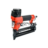Pneumatic Straight Nail Gun F50 Air Powered Nailer Furniture Stapler Staple Gun10-50MM Woodworking Cordless Frame Gun Tools 1