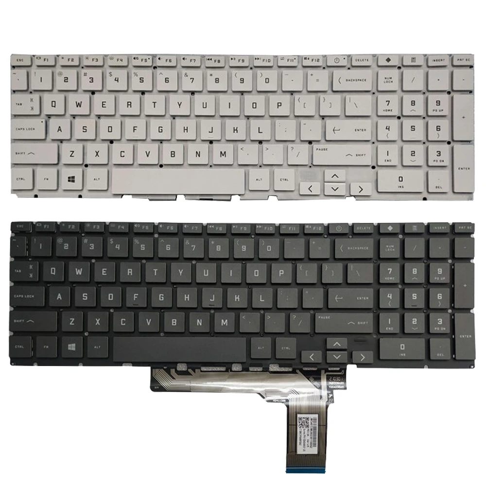 Teclado Retroiluminado dos Eua ou Espanhol hp Victus 16-e 16-d 16-e0010nr gu 16-e0043nr 16-e0075ax Tpn-q263 16-d0013dx 16-d0030 16t-d000 Novo