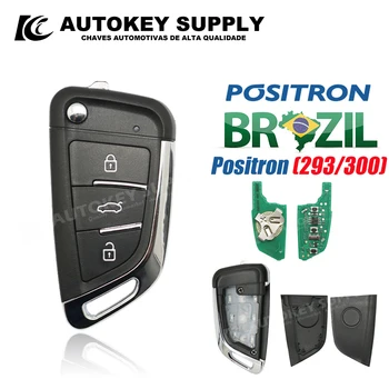 Per sistema di allarme Positron (293/300), chiave remota a doppio programma, Autokeysupply AKBPCP130