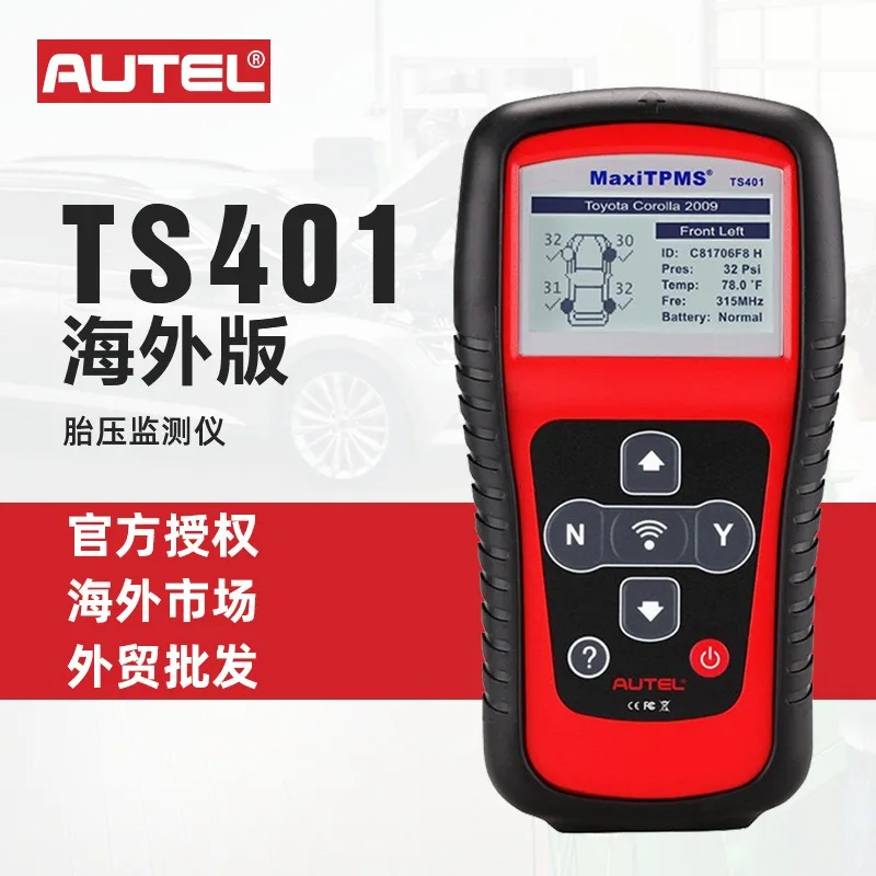 Autel MaxiTPMS 타이어 압력 모니터링 시스템, TS401 OBD2 TPMS 진단 스캐너 도구, 315 활성화, 433MHZ 센서 프로그래밍