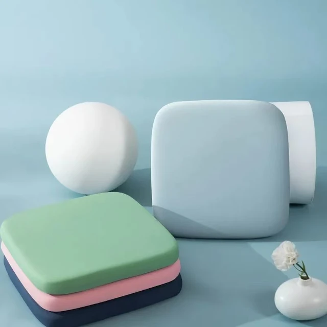 Coussin de chaise de bureau pour voiture, rembourrage en mousse à mémoire de forme, pour fauteuil roulant, Pouf décoratif, canapé, chaises de bureau à bascule pour la maison 1