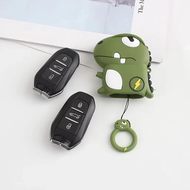 Ontto Car Key Fob Cover Fit For Peugeot 208 308 508 2008 3008 5008 For Citroen C3 C4 DS3 Opel Corsa Astra Folding Key Holder TPU Smart Shell Case - View #5