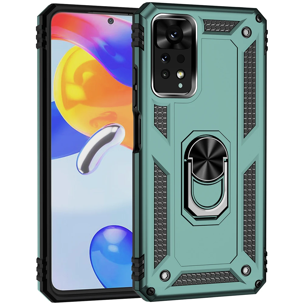 ShockProof Armor Case Coque For Xiaomi Redmi Note 11 10 9 8 Pro 10C 7 10S 11S 9C 9A NFC 10A Anti Shock Magnet Shell Case_voghion.com