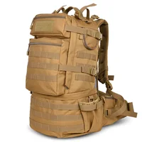 50L Large Capacity Tactics Backpack Molle Backpack For Hike Camp Travel With Frame mochila 50 litros 2