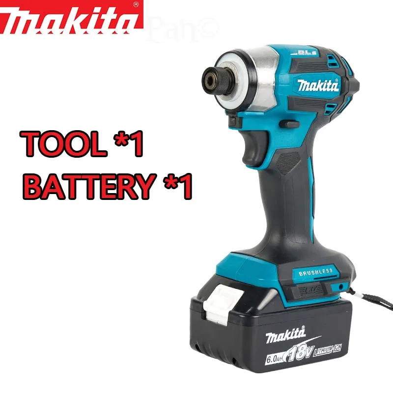 Makita brushless drill DTD173 handheld multifunctional screwdriver 18V rechargeable impact driver 4