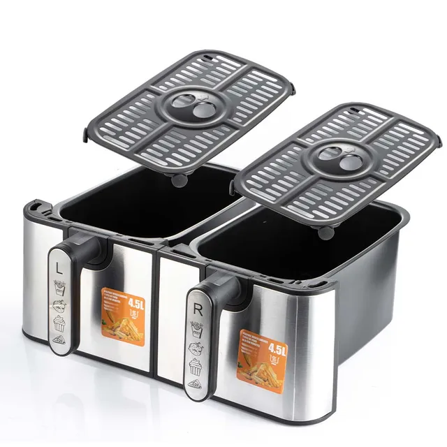 10L Dual Basket Digital Air Fryer 5