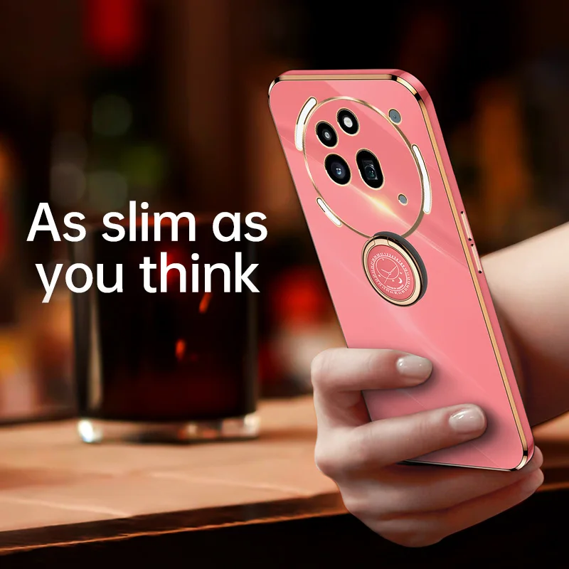 Square Plating Silicone Phone Case - Premium Soft Back Cover