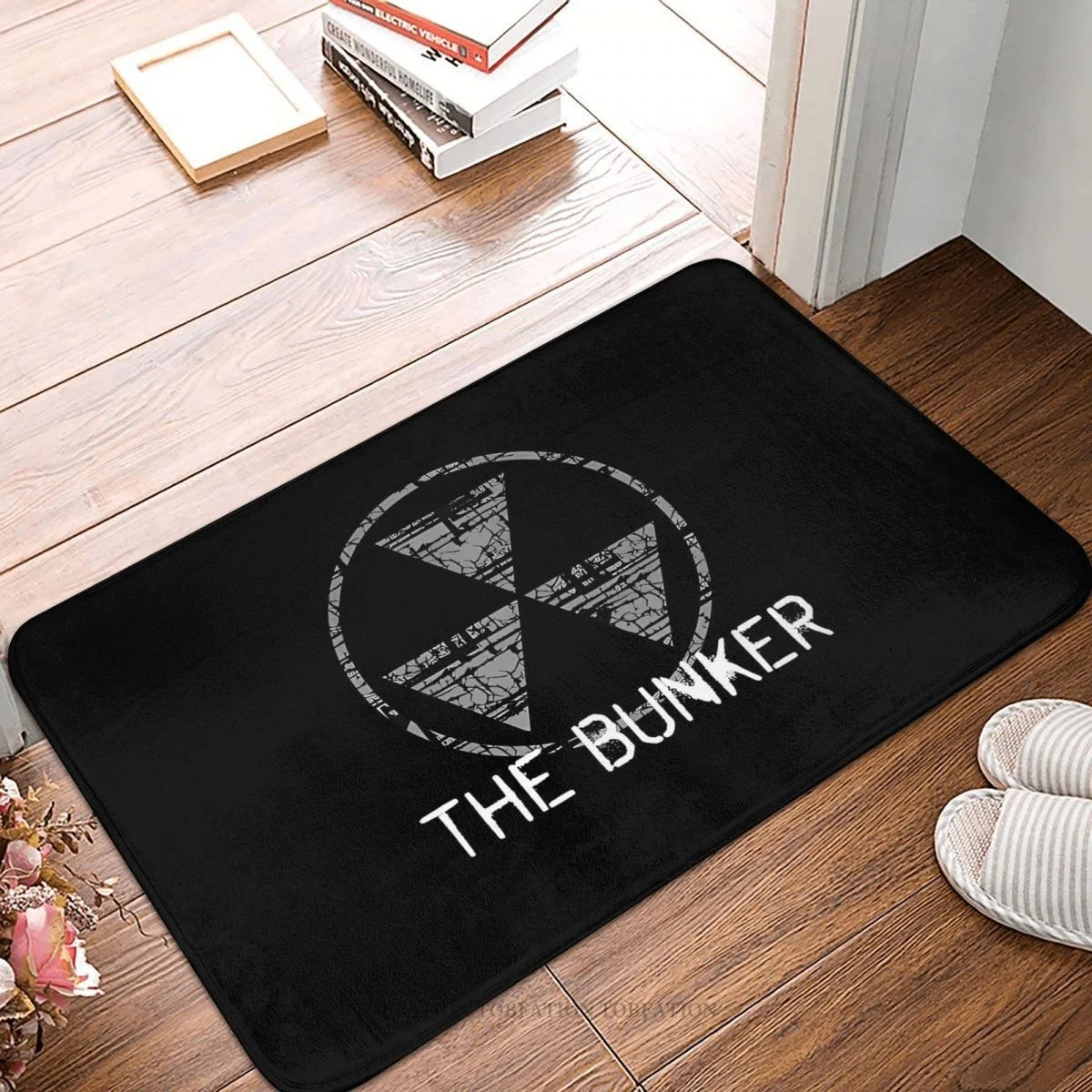 Gioco Cod Zerbino Antiscivolo The Bunker Underground Grey Bath Bedroom Mat Welcome Carpet Home Pattern Decor