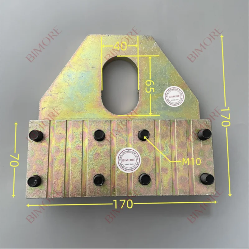 Elevator Rope Clamping Device 8 Slots Lift Spare Parts
