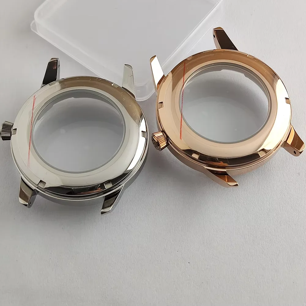 40mm NH35 case NH35 stainless steel cocktail party bubble glass case suitable for NH35/36 NH38 movements