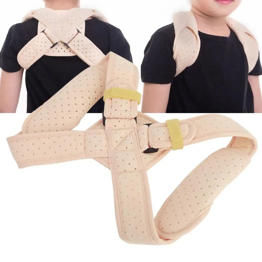 

Children's Medical Fracture Protective Gear Adjustable Treatment Posture Corrector Clavicle Fixation Support Back Shoulder Strap