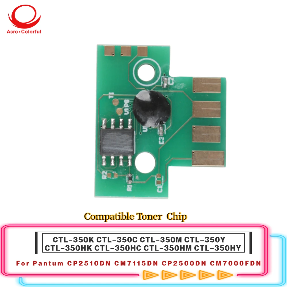 

New Compatible CTL-350KCMY Toner Chip For Pantum CP2500DN CM7000FDN Printer Cartridge Chip