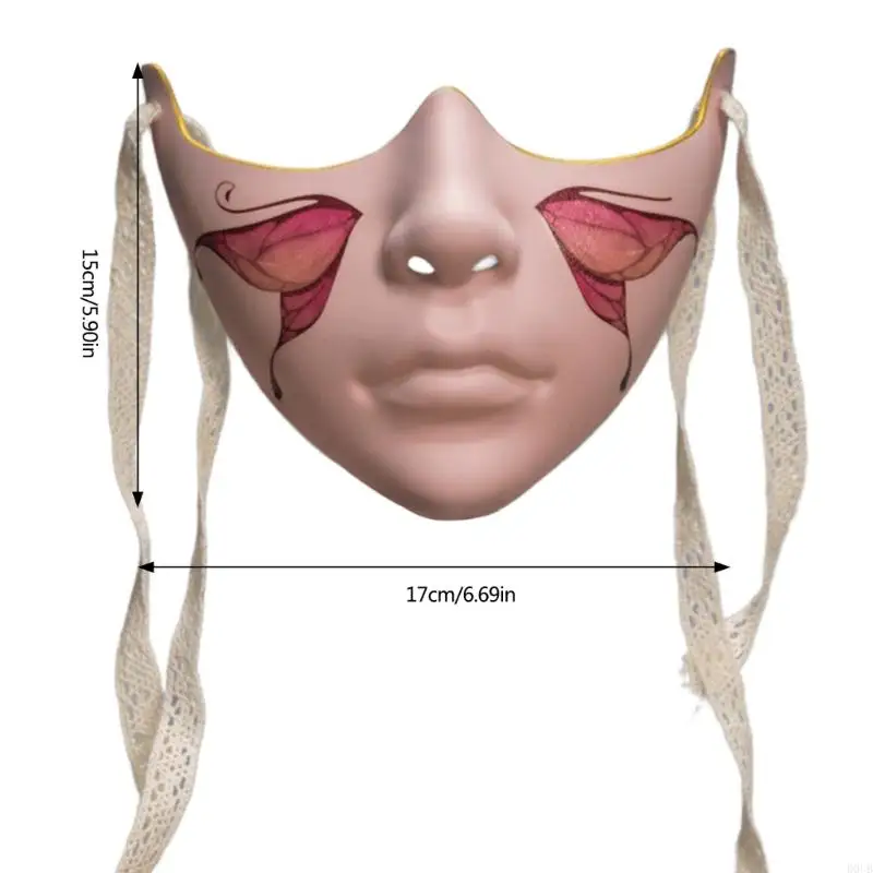 Elegant Masquerade Beauty Half Face Party Mask