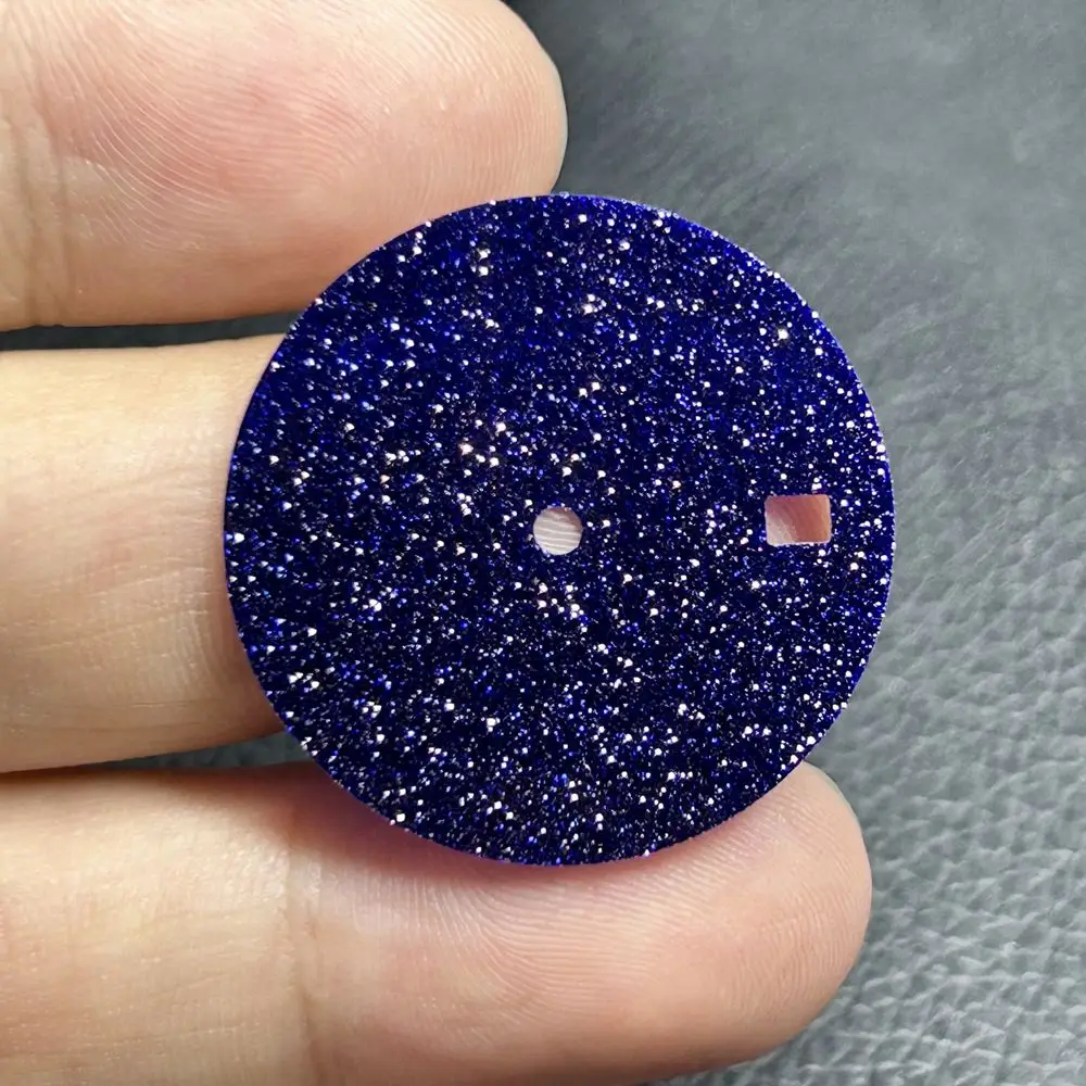 Round Flat 28.5mm Watch Dial NH35 CNC Cut