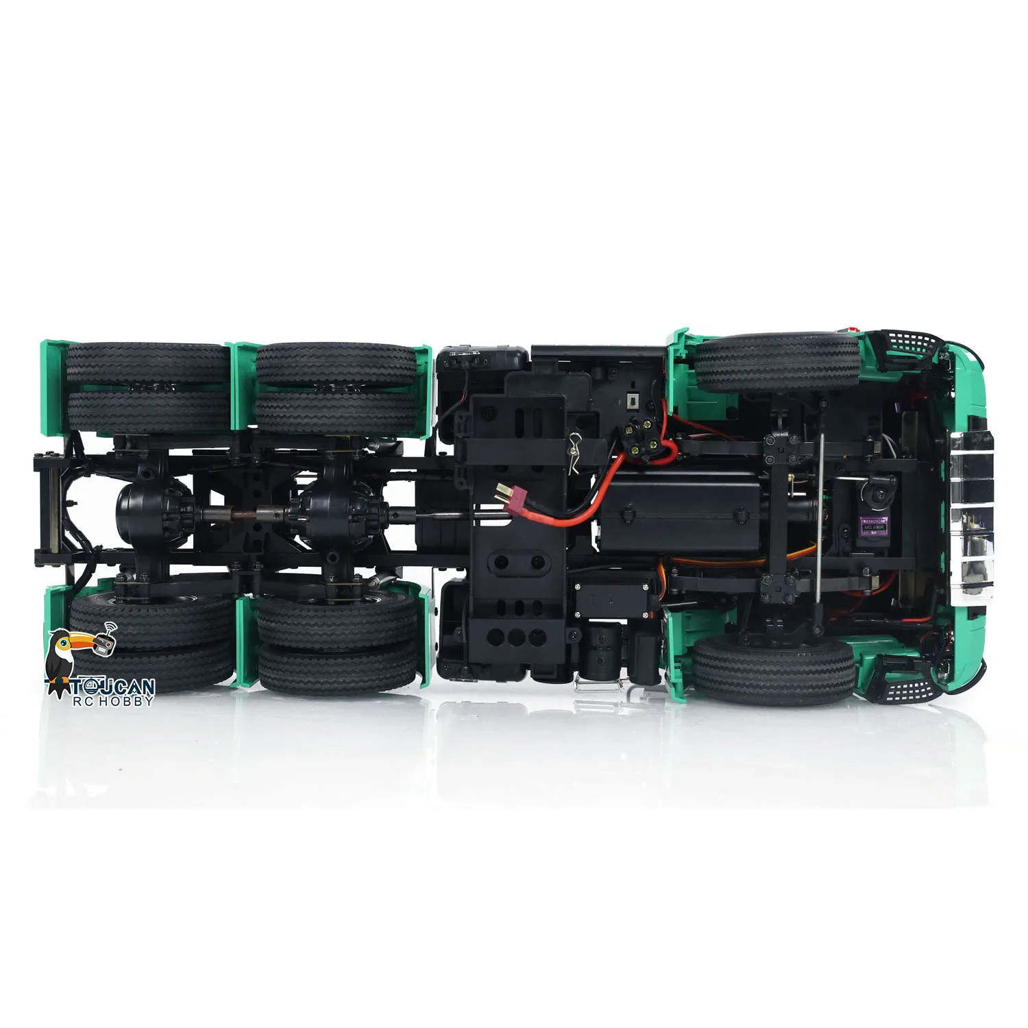 In Stock RC Tractor 1/14 6x4 Openable Door RTR Remote Control 3-speed Painted Assembled Car Model Sound Light System Toy Model 6