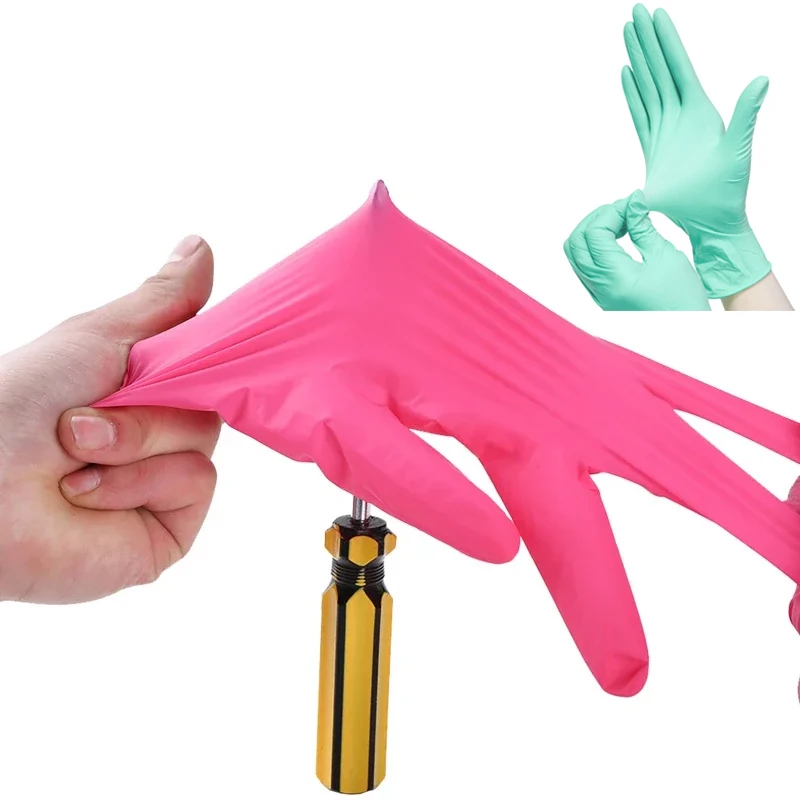 Nitrile Disposable Gloves 20/50PCS Powder & Latex Free Gloves for Kitchen Cooking Household Beauty Petcare Hair Dye disposable gloves,nitrile gloves