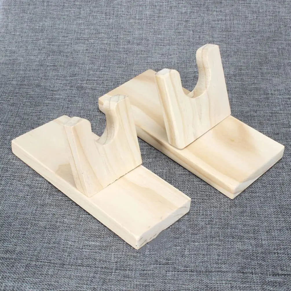 Hot Melt Glue Gun Solid Wood Bracket Accessories Material Creative Diy Tool Bracket Wooden Shelf Fixed Glue Gun Head Base 6