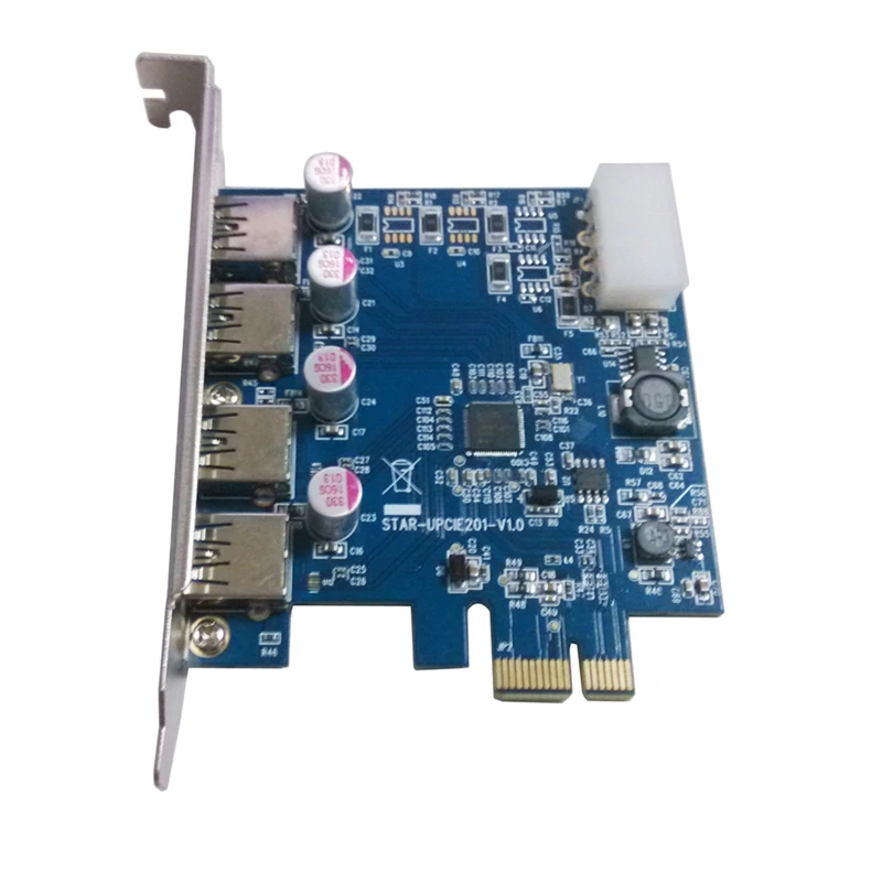 

Новая настольная плата расширения PCIE к 4P USB3.0 PCI-E к USB 3,0 карта адаптера NEC