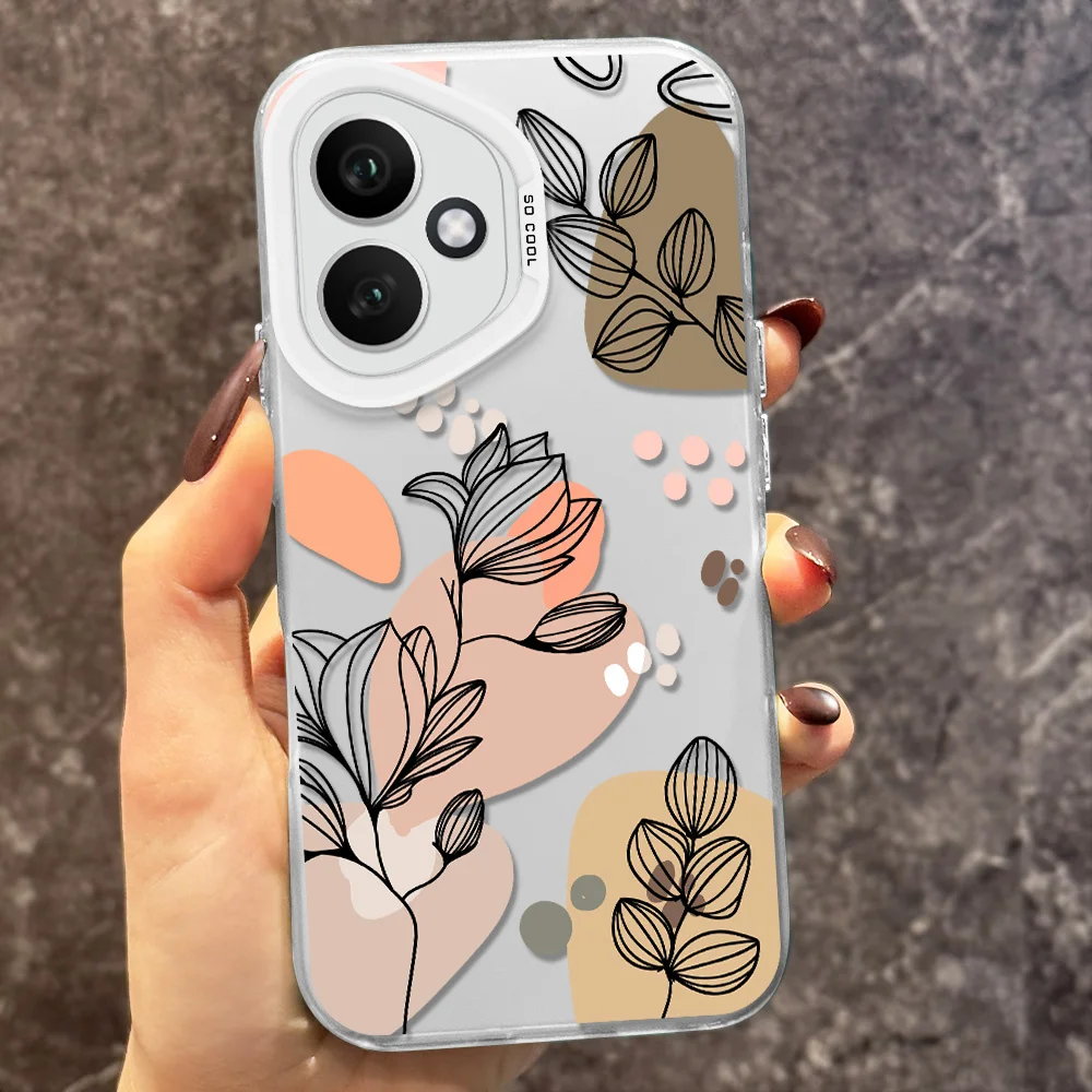 Charming Floral Design Phone Case Cover