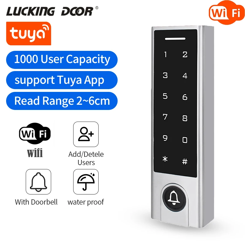 액세스 게이트 제어 차고 문 Tuya 모바일 APP 방수 2.4G Wifi 원격 게..