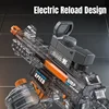 Children Simulated Flame Electric Water Gun Sensor Light High Pressure Automatic Watergun Summer Outdoor Beach Pool Toy for Kids 4
