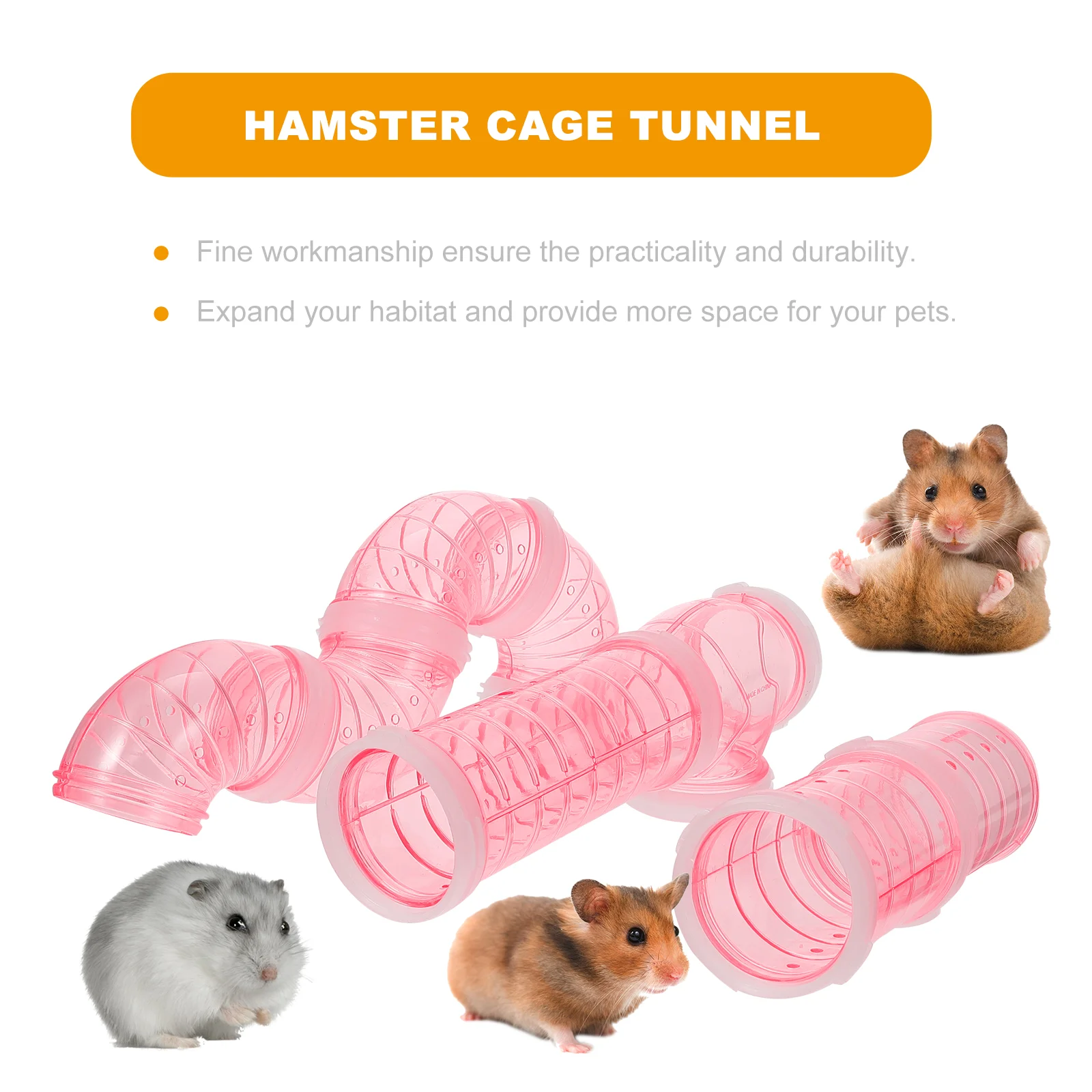 Hamster Tubes Cage Tunnel Accessories Toy DIY External Ferret Kit Guinea Set Connection Rat Hideout Maze small pet tunnel hamster cage tunnel hamster toy maze